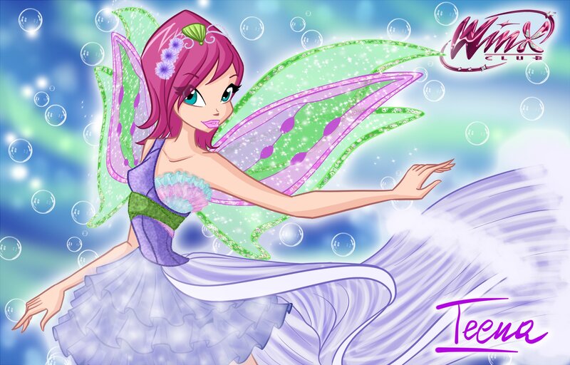 Fairy Character with Wings — Purple, Magical, Digital Art