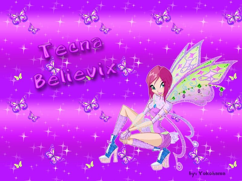 Fairy Character with Wings — Purple, Magical