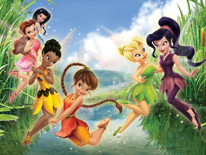 Fairy Characters Flying