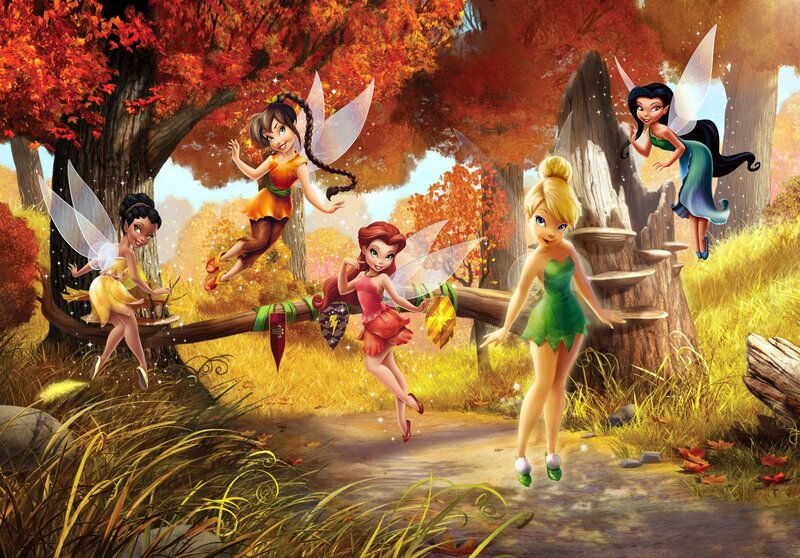 Fairy Characters in Forest — Green