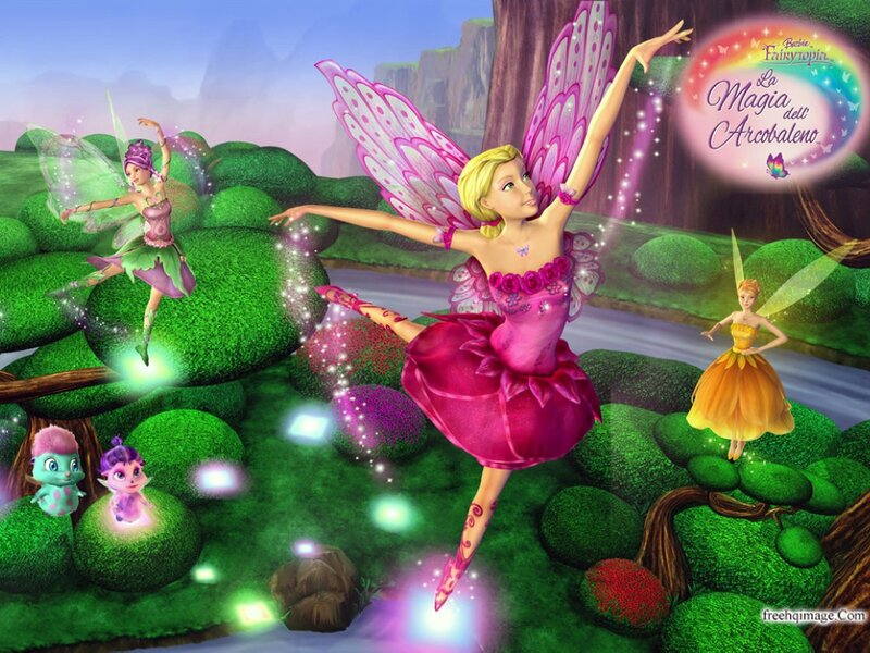 Fairy Characters in Garden — Green