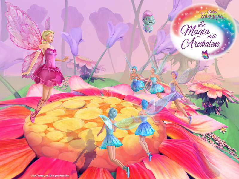 Fairy Characters in Garden — Pink