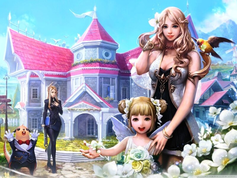 Fairy Characters in Garden