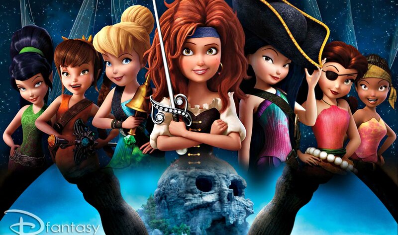 Fairy Characters in Pirate Costumes