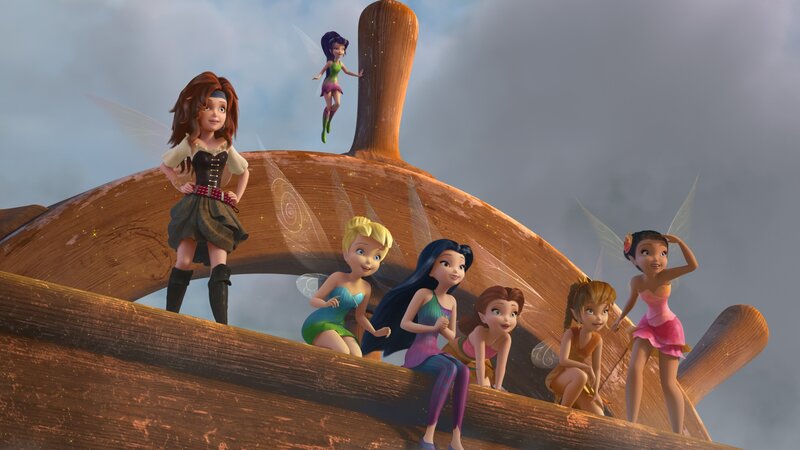 Fairy Characters on Wooden Structure