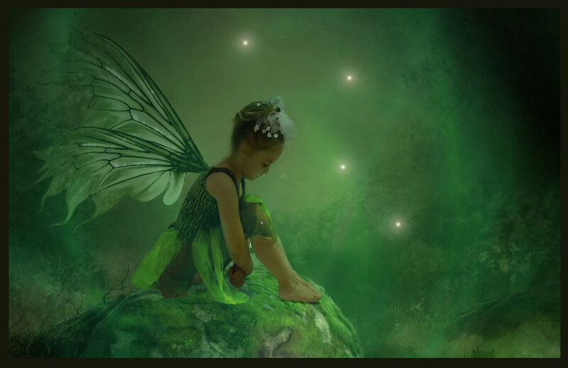 Fairy Child on Rock