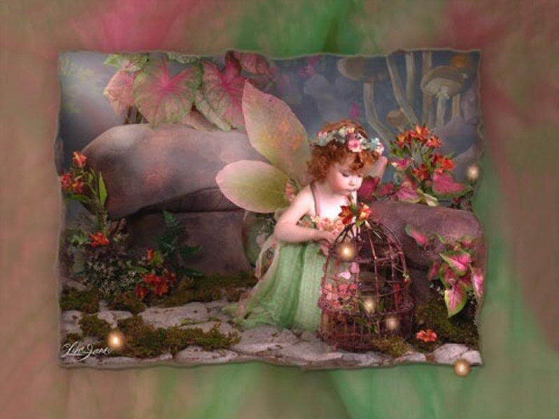 Fairy Child with Flowers