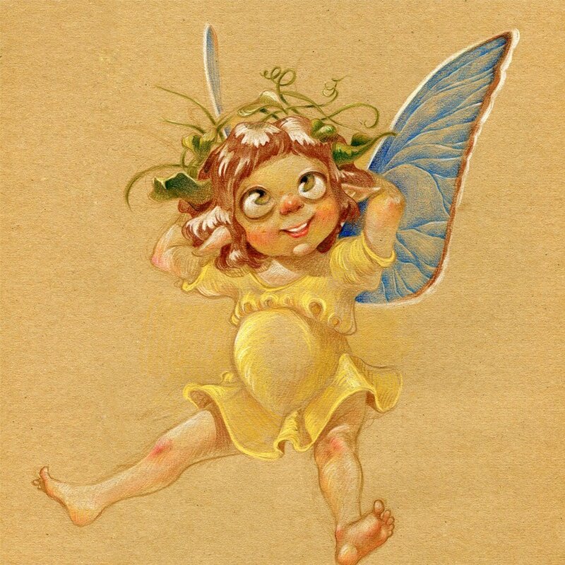 Fairy Child with Wings