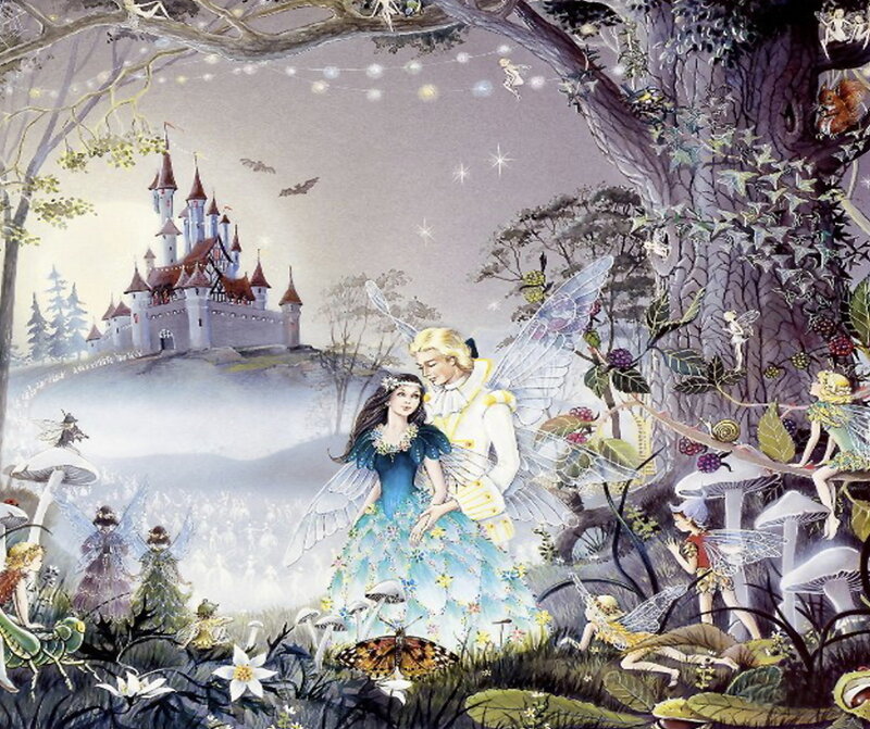 Fairy Couple in Forest