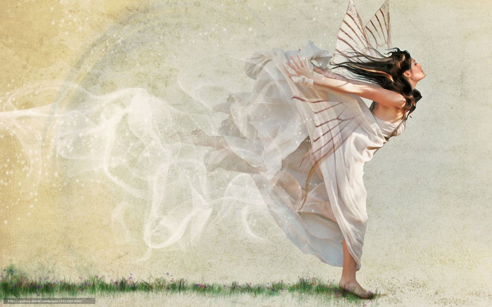 fairy dancing in a field