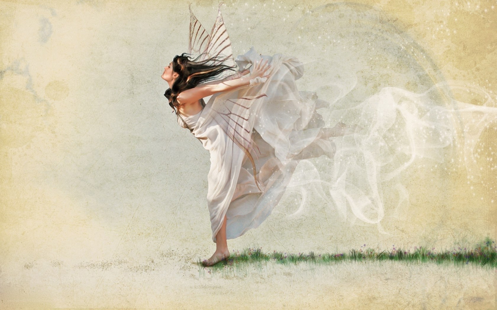 fairy dancing in a field
