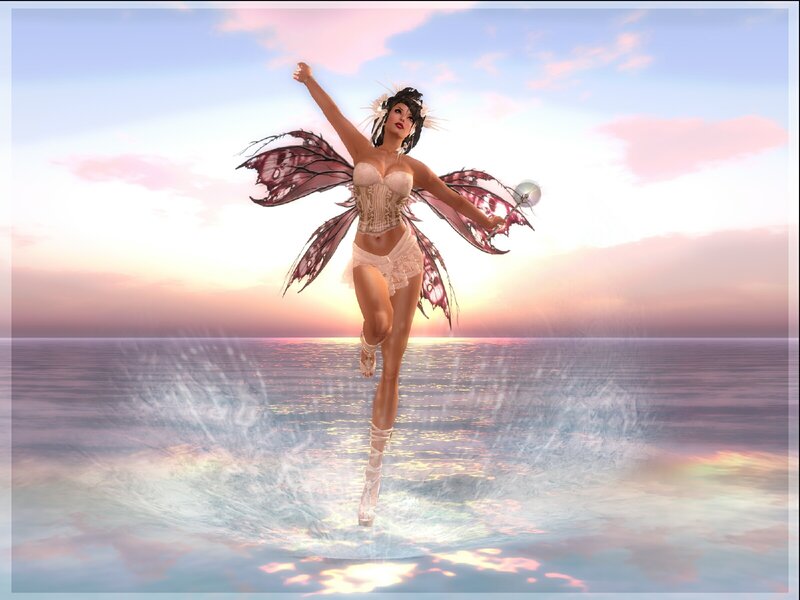 fairy dancing on water