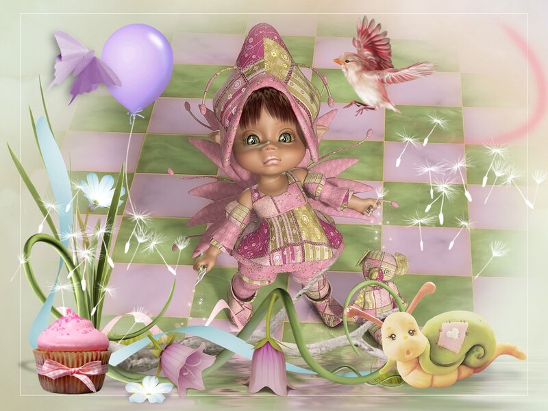 Fairy Doll with Balloon