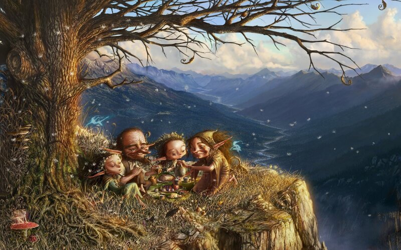 Fairy family picnic