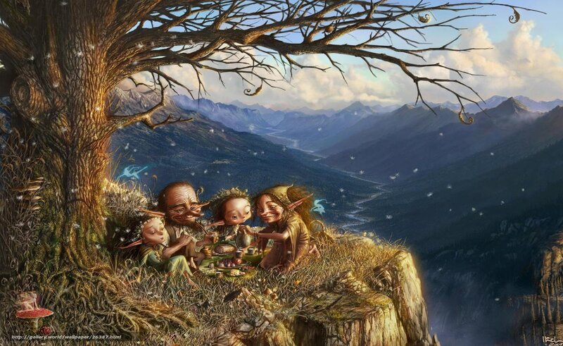 Fairy family picnic