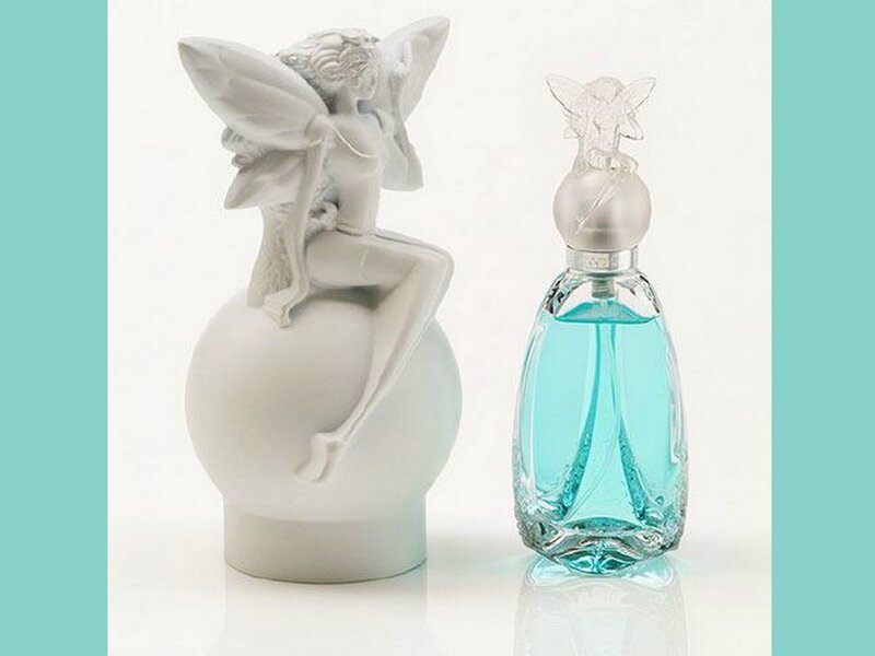 Fairy Figurine and Perfume Bottle