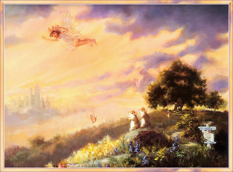 Fairy Flying over Mice
