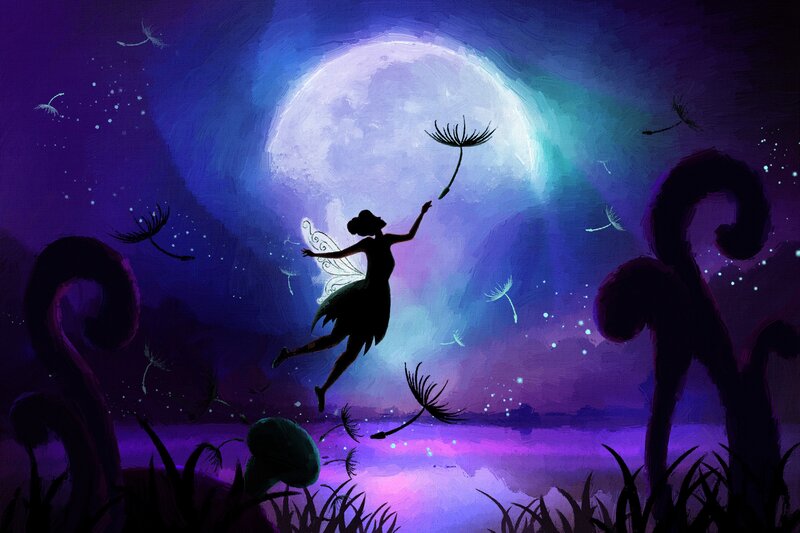 Fairy Flying with Dandelion