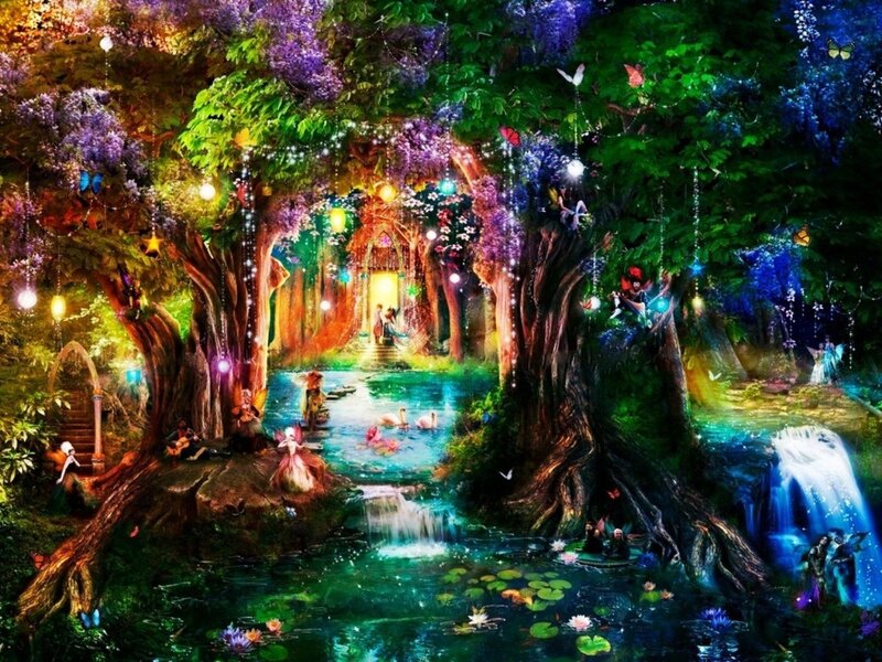 Fairy Forest with Stream