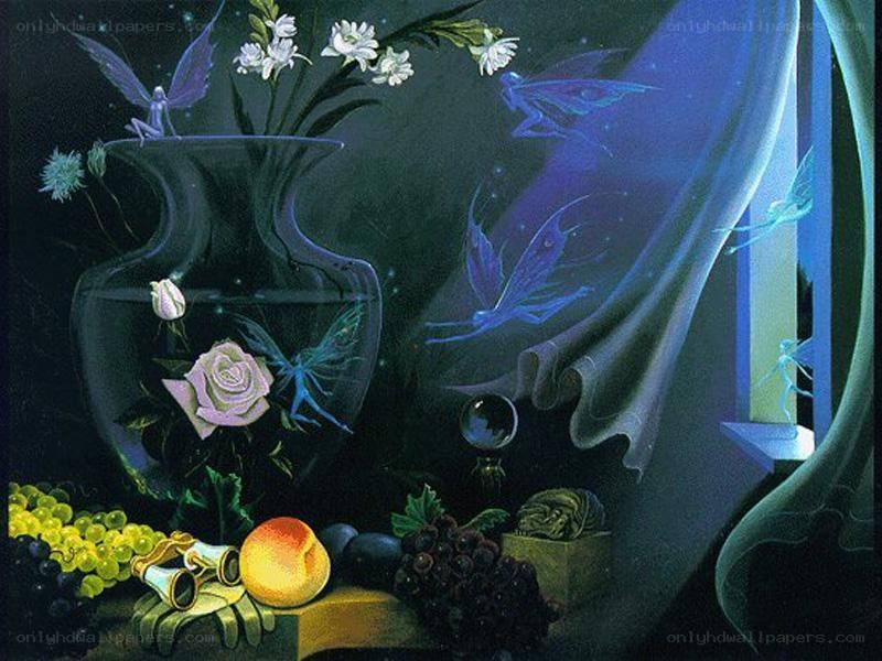 Fairy garden still life