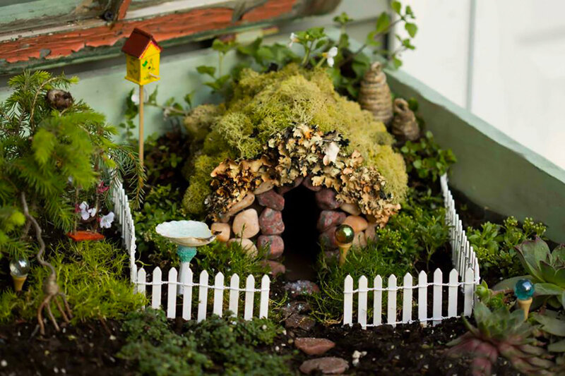 Fairy Garden with House