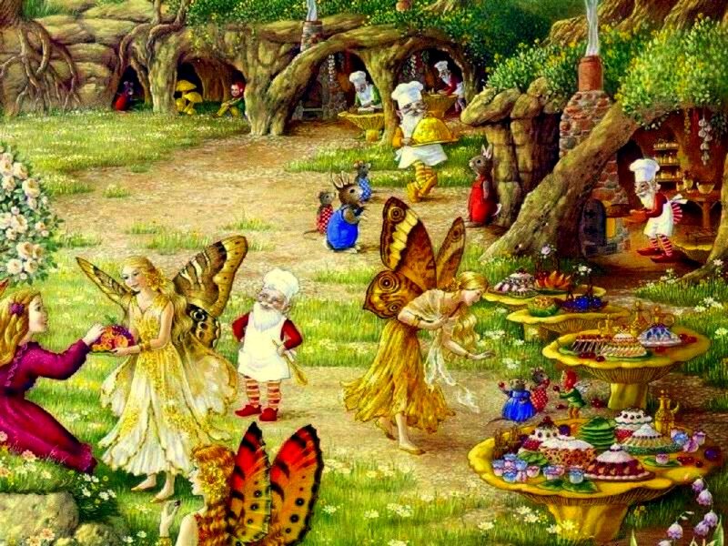 Fairy Gathering in Forest