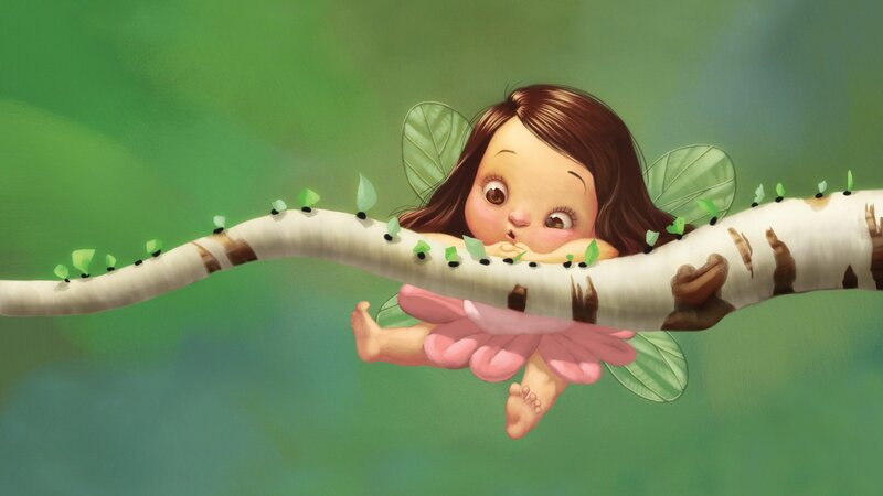 Fairy Girl on Branch
