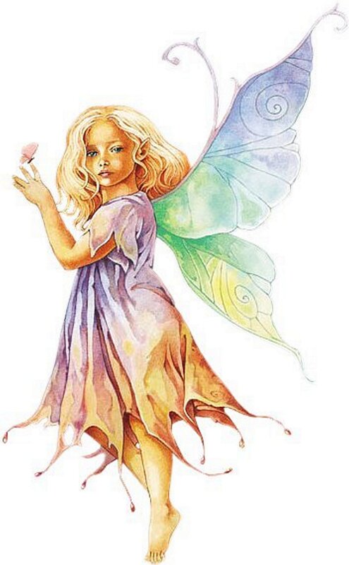 fairy girl with butterfly