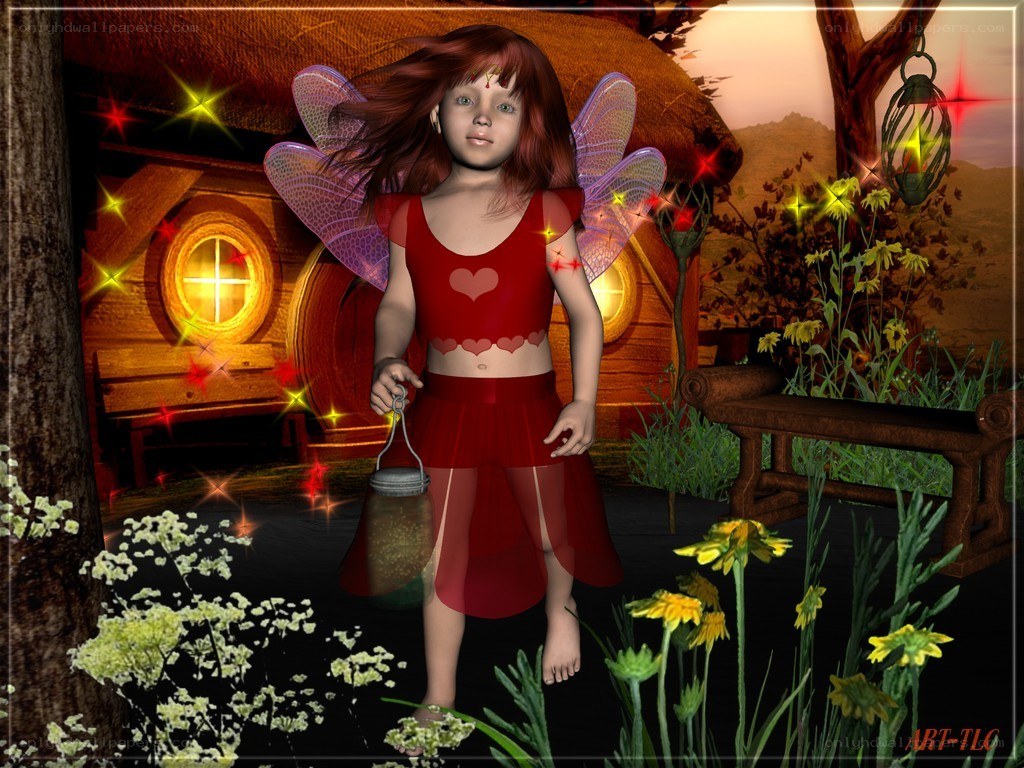 fairy girl with lantern