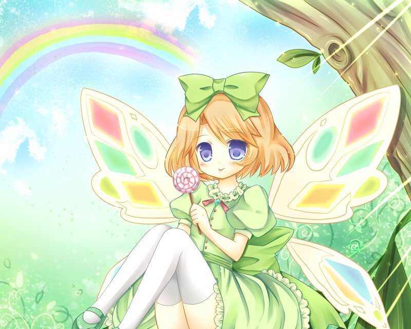 Fairy Girl with Lollipop