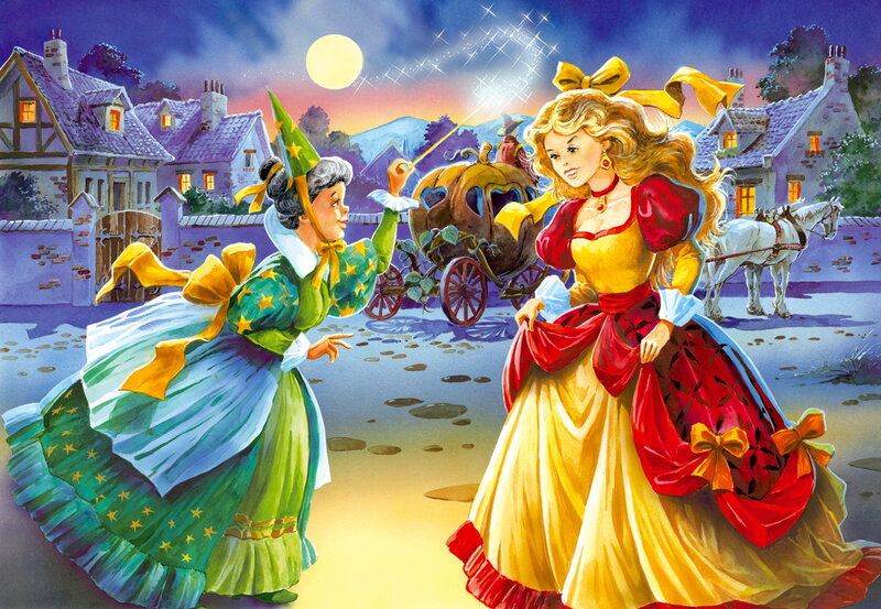 Fairy Godmother and Princess