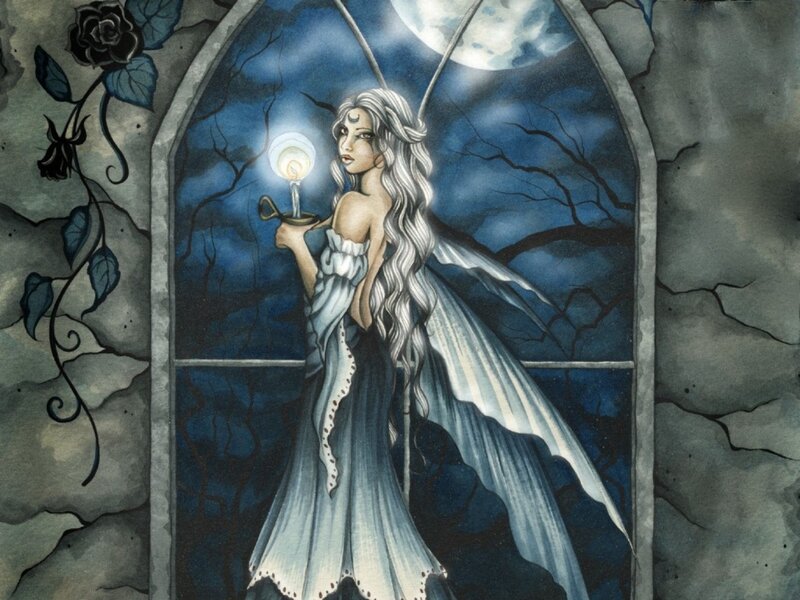 Fairy Holding Candle