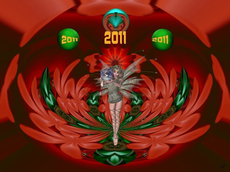 Fairy Holding Globe