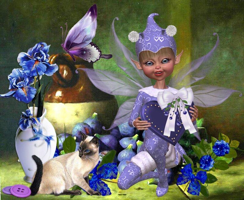 Fairy Holding Heart