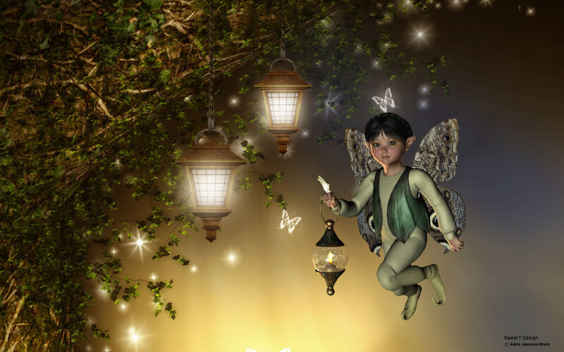 Fairy Holding Lantern