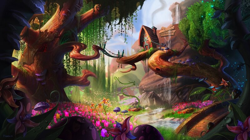 Fairy House in Forest