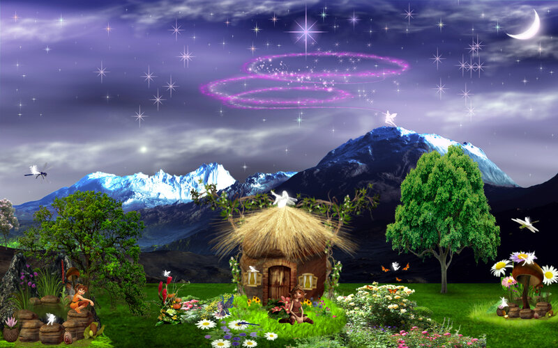Fairy House in Meadow