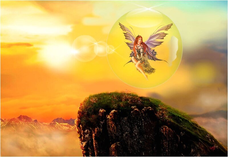 Fairy in a Bubble — Yellow