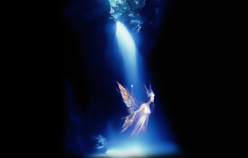 Fairy in a Cave — Blue