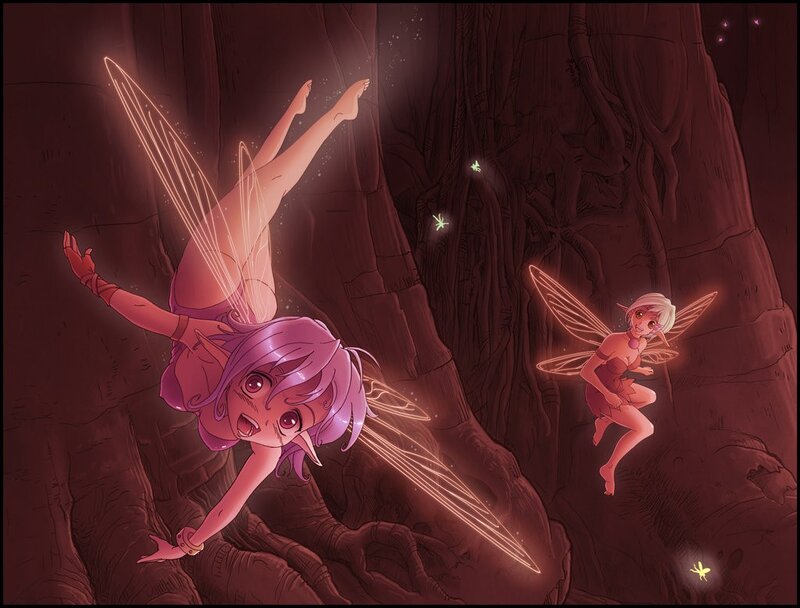Fairy in a cave