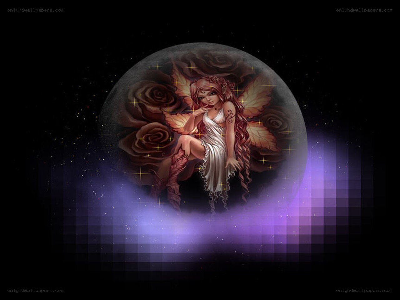fairy in a crystal ball
