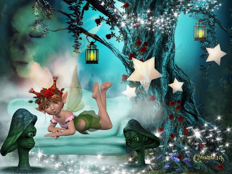 Fairy in a Dream Forest