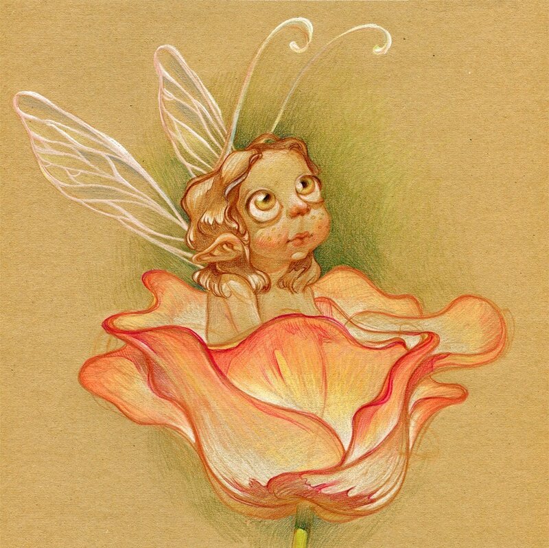 Fairy in a Flower