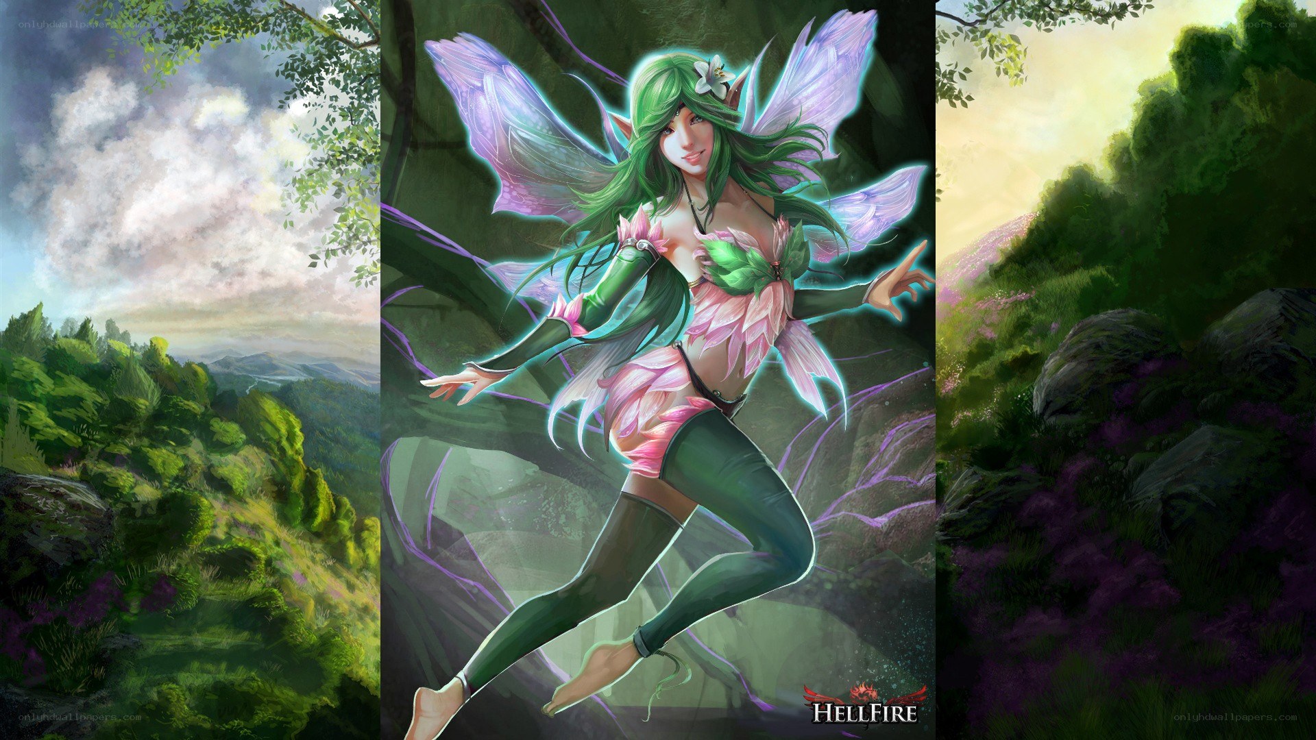 fairy in a forest