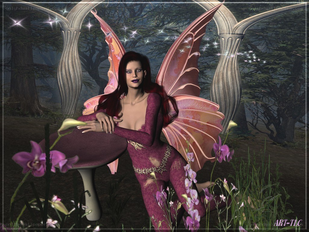 Fairy in a forest