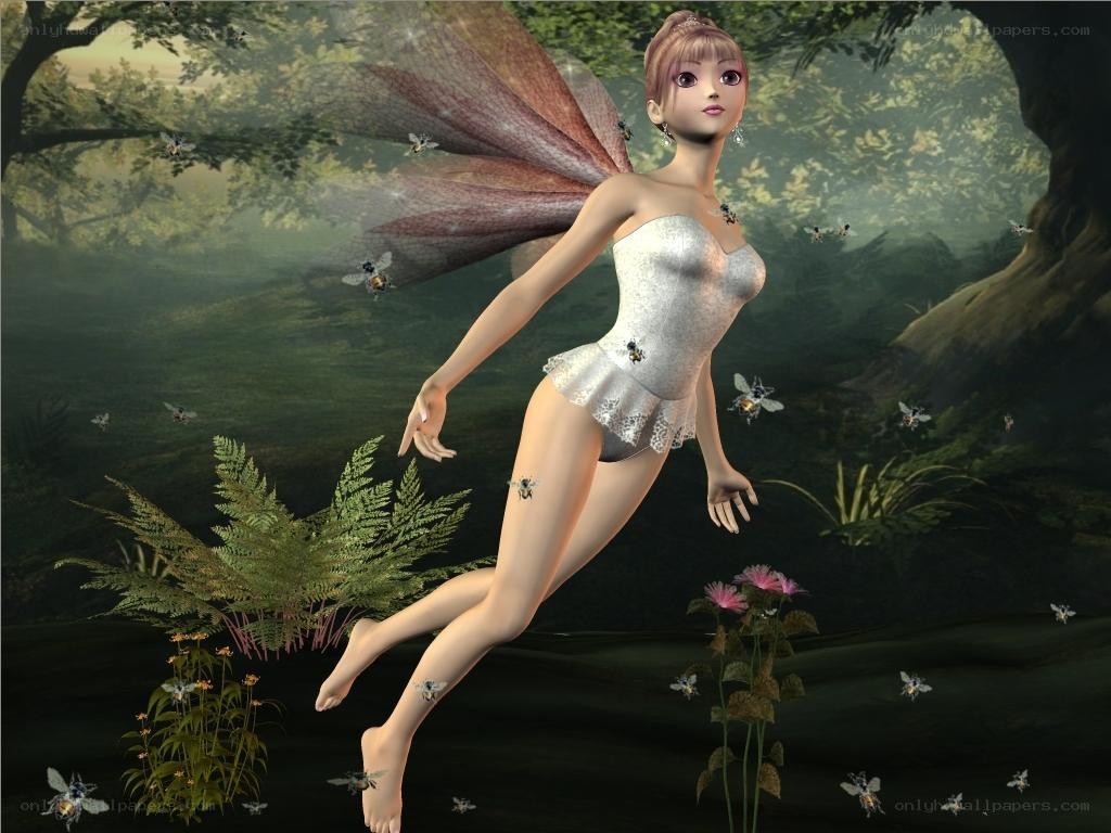 fairy in a forest