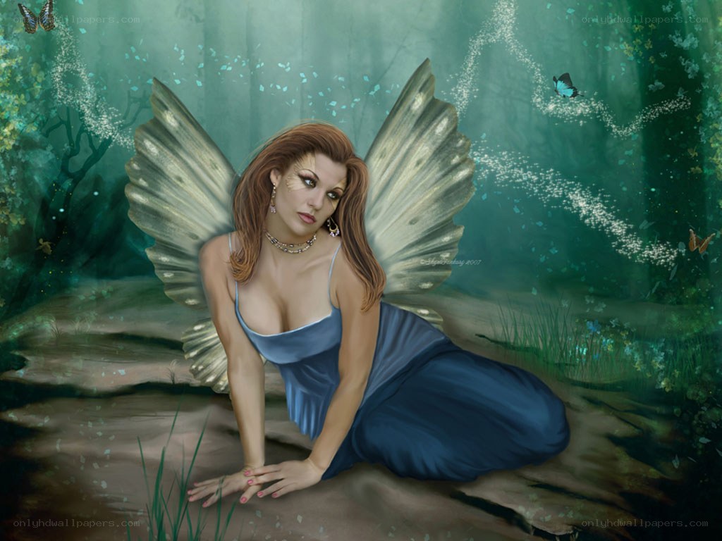 fairy in a forest