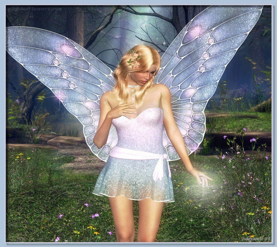 fairy in a forest