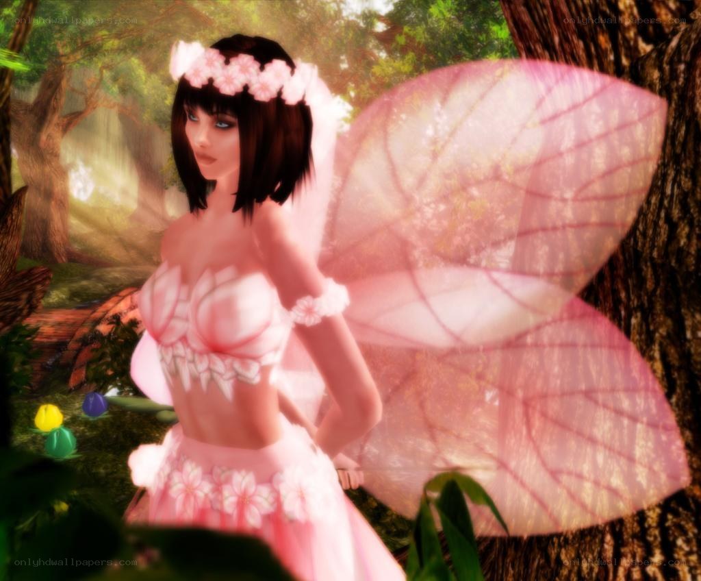 fairy in a forest
