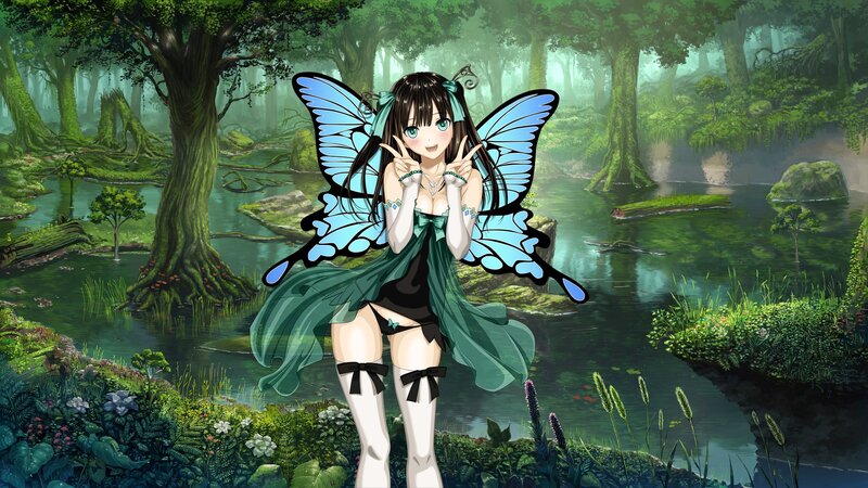 fairy in a forest
